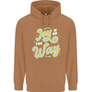 Joy On the Way New Baby Pregnancy Pregnant Mens 80% Cotton Hoodie Caramel Latte