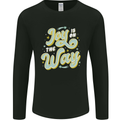 Joy On the Way New Baby Pregnancy Pregnant Mens Long Sleeve T-Shirt Black