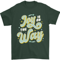 Joy On the Way New Baby Pregnancy Pregnant Mens T-Shirt 100% Cotton Forest Green