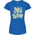 Joy On the Way New Baby Pregnancy Pregnant Womens Petite Cut T-Shirt Royal Blue