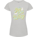 Joy On the Way New Baby Pregnancy Pregnant Womens Petite Cut T-Shirt Sports Grey
