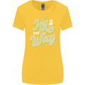 Joy On the Way New Baby Pregnancy Pregnant Womens Wider Cut T-Shirt Yellow