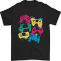 Joystick Art Gaming Gamer Controller Video Game Mens T-Shirt 100% Cotton Black