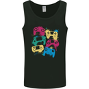 Joystick Art Gaming Gamer Controller Video Game Mens Vest Tank Top Black