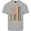 Juneteenth Black Lives Matter USA Flag Kids T-Shirt Childrens Sports Grey