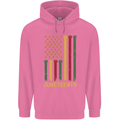 Juneteenth Emancipation Day USA Flag Childrens Kids Hoodie Azalea