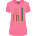 Juneteenth Emancipation Day USA Flag Womens Wider Cut T-Shirt Azalea