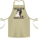 Just Married Under New Management Cotton Apron 100% Organic Khaki