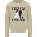 Just Married Under New Management Mens Sweatshirt Jumper Sand