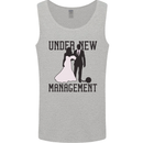 Just Married Under New Management Mens Vest Tank Top Sports Grey