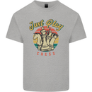 Just Play Chess Kids T-Shirt Childrens Sports Grey