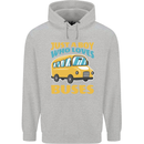 Just a Boy Who Loves Buses Bus Childrens Kids Hoodie Sports Grey