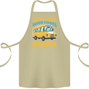 Just a Boy Who Loves Buses Bus Cotton Apron 100% Organic Khaki