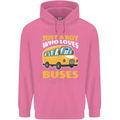 Just a Boy Who Loves Buses Bus Driver Childrens Kids Hoodie Azalea