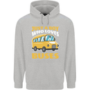 Just a Boy Who Loves Buses Bus Driver Childrens Kids Hoodie Sports Grey