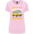 Just a Boy Who Loves Buses Bus Driver Womens Wider Cut T-Shirt Light Pink