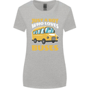 Just a Boy Who Loves Buses Bus Driver Womens Wider Cut T-Shirt Sports Grey