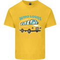 Just a Boy Who Loves Buses Bus Kids T-Shirt Childrens Yellow