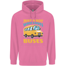 Just a Boy Who Loves Buses Bus Mens 80% Cotton Hoodie Azelea