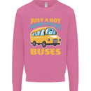 Just a Boy Who Loves Buses Bus Mens Sweatshirt Jumper Azalea