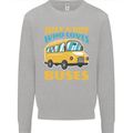 Just a Boy Who Loves Buses Bus Mens Sweatshirt Jumper Sports Grey