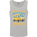 Just a Boy Who Loves Buses Bus Mens Vest Tank Top Sports Grey