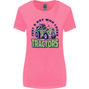 Just a Boy Who Loves Tractors Farmer Womens Wider Cut T-Shirt Azalea
