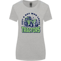 Just a Boy Who Loves Tractors Farmer Womens Wider Cut T-Shirt Sports Grey