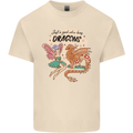 Just a Girl Who Loves Dragons RPG Fantasy Mens Cotton T-Shirt Tee Top Natural