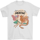 Just a Girl Who Loves Dragons RPG Fantasy Mens T-Shirt 100% Cotton White