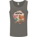 Just a Girl Who Loves Dragons RPG Fantasy Mens Vest Tank Top Charcoal