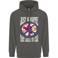 Just a Hippy That Likes to Fish Fishing Fisherman Childrens Kids Hoodie Storm Grey