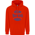 Just a Mom Who Loves Baseball Childrens Kids Hoodie Bright Red
