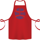 Just a Mom Who Loves Baseball Cotton Apron 100% Organic Red