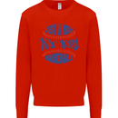 Just a Mom Who Loves Baseball Mens Sweatshirt Jumper Bright Red