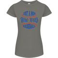 Just a Mom Who Loves Baseball Womens Petite Cut T-Shirt Charcoal