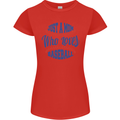 Just a Mom Who Loves Baseball Womens Petite Cut T-Shirt Red