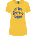 Just a Mom Who Loves Baseball Womens Wider Cut T-Shirt Yellow