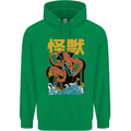 Kaiju Dragon King Ghidorah Japanese Monster Childrens Kids Hoodie Irish Green