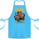 Kaiju Dragon King Ghidorah Japanese Monster Cotton Apron 100% Organic Turquoise