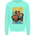 Kaiju Dragon King Ghidorah Japanese Monster Kids Sweatshirt Jumper Peppermint