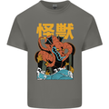 Kaiju Dragon King Ghidorah Japanese Monster Kids T-Shirt Childrens Charcoal