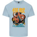 Kaiju Dragon King Ghidorah Japanese Monster Kids T-Shirt Childrens Light Blue
