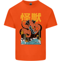 Kaiju Dragon King Ghidorah Japanese Monster Kids T-Shirt Childrens Orange
