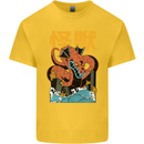 Kaiju Dragon King Ghidorah Japanese Monster Kids T-Shirt Childrens Yellow