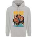 Kaiju Dragon King Ghidorah Japanese Monster Mens 80% Cotton Hoodie Sports Grey