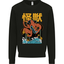 Kaiju Dragon King Ghidorah Japanese Monster Mens Sweatshirt Jumper Black