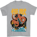 Kaiju Dragon King Ghidorah Japanese Monster Mens T-Shirt 100% Cotton Sports Grey
