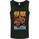 Kaiju Dragon King Ghidorah Japanese Monster Mens Vest Tank Top Black