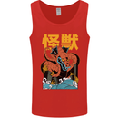 Kaiju Dragon King Ghidorah Japanese Monster Mens Vest Tank Top Red